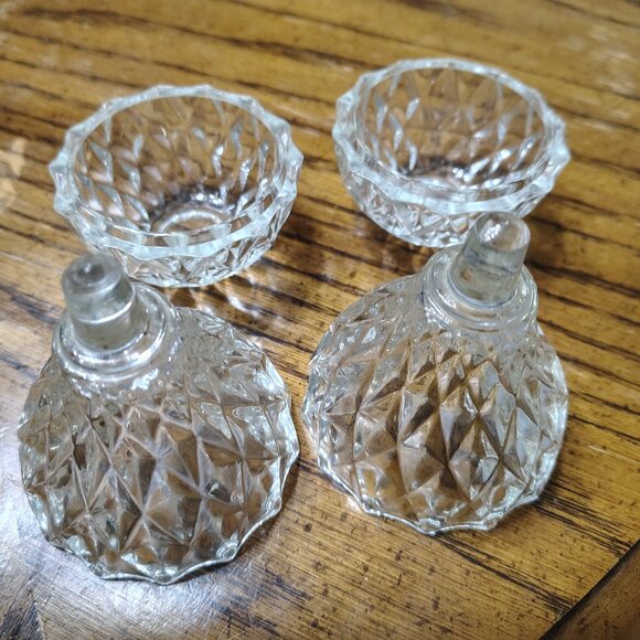 Two Pear Shaped Crystal Box with Lid - Picture 4 of 10